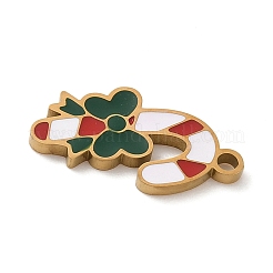 Christmas Themes 304 Stainless Steel Enamel Pendants&nbsp;LS-STAS-K312-04J-G
