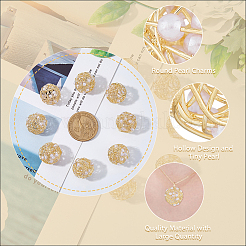 Wire Wrapped Acrylic Beads&nbsp;KK-DC0002-98