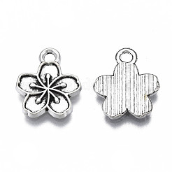 Tibetan Style Alloy Charm Settings for Enamel&nbsp;TIBEP-N011-027