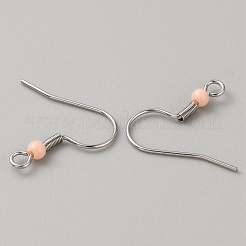 304 Stainless Steel Earring Hooks&nbsp;STAS-WH0027-64P-02