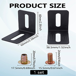 Iron Corner Protectors&nbsp;DIY-WH0899-20