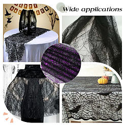 Polyester Spider Web Deco Mesh&nbsp;DIY-WH20049-45B-03