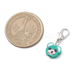Handmade Polymer Clay Pendant Decorations&nbsp;HJEW-JM04026-01