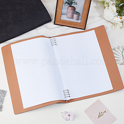 2Pcs Imitation Leather Loose Leaf Book Covers&nbsp;FIND-CL0001-91B