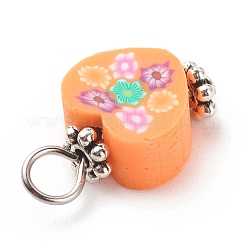 Handmade Polymer Clay Pendants&nbsp;PALLOY-JF01768