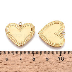 304 Stainless Steel Pendant Cabochon Settings&nbsp;STAS-T065-89G