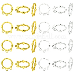 50Pcs Alloy Bead Frame&nbsp;FIND-YW0009-44G