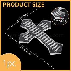 Acrylic Coin Base Display Holder&nbsp;ODIS-WH0078-05A