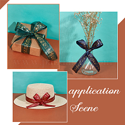 35.58~36 Yards 3 Colors Laser Style Polyester Satin Ribbons&nbsp;OCOR-PH0002-41