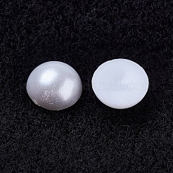 Acrylic Imitation Pearl Cabochons&nbsp;X-OACR-XCP0001-02