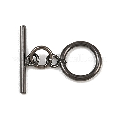 Ring Brass Toggle Clasps&nbsp;KK-G548-38