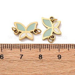 304 Stainless Steel Enamel Connector Charms&nbsp;STAS-U061-24G-A