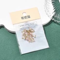 SHEGRACE Brass Pave Cubic Zirconia Horse Eye Connector Charms&nbsp;XGRQ2O297-436G