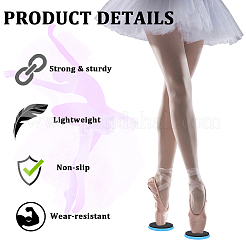 Nylon with Plastic Ballet Turning Disc for Dancer&nbsp;AJEW-WH20054-121E