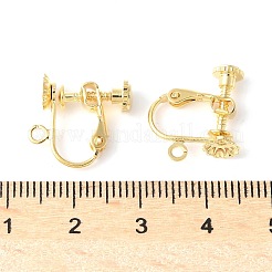 316 Surgical Stainless Steel Clip-on Earring Findings&nbsp;X-STAS-Z127-02G