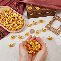 Resin Gold Ingot Mini Model&nbsp;DJEW-FH0001-43B