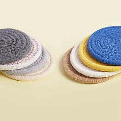 8Pcs 8 Colors Cotton Thread Weave Hot Pot Holders&nbsp;DIY-SZ0003-67