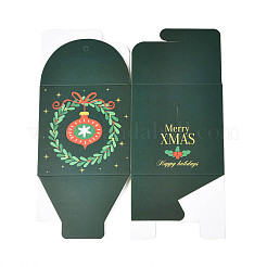 Christmas Wreath Folding Gift Tote Boxes&nbsp;CON-M007-01B-01