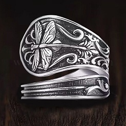 Adjustable Brass Finger Rings for Men&nbsp;PW-WG5A10A-01
