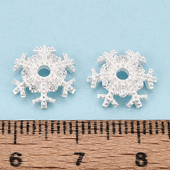 925 Sterling Silver Micro Pave Clear Cubic Zirconia Bead Caps&nbsp;STER-T008-42S