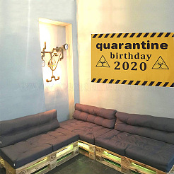 2020 Quarantine Birthday Decorations&nbsp;AJEW-GF0001-64A