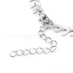 Tarnish Resistant 304 Stainless Steel Cobs Chains Bracelet Makings&nbsp;AJEW-JB00930