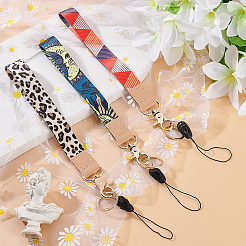 3 Sets 3 Colors PU Leather Mobile Straps&nbsp;AJEW-HY0001-63