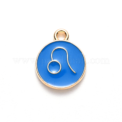 Alloy Enamel Pendants&nbsp;X-ENAM-S124-01A-02G