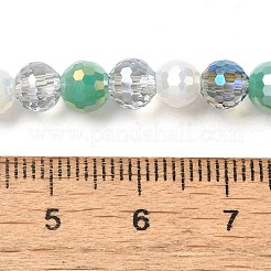 Electroplate Glass Beads Strands&nbsp;X-EGLA-C007-01D