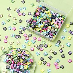 105g 7 Colors Handmade Polymer Clay Cabochons&nbsp;CLAY-CJ0001-65