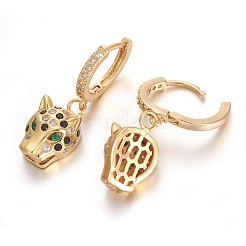 Brass Leverback Earrings&nbsp;EJEW-E234-04B-G