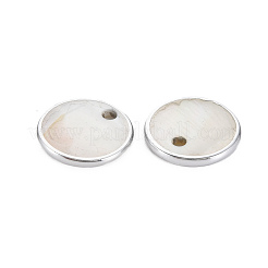 Natural Freshwater Shell Charms&nbsp;SHEL-T018-31B