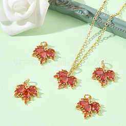 SHEGRACE Brass Micro Pave Cubic Zirconia Pendants&nbsp;XGRQ3D751-496G