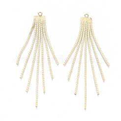 Brass Chain Tassel Big Pendants&nbsp;X1-KK-N231-110G-NF