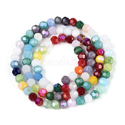 Opaque Glass Beads Strands&nbsp;EGLA-A035-P4mm-HL01
