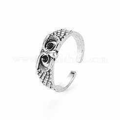 Men's Cuff Finger Alloy Rings Rhinestone Settings&nbsp;RJEW-N029-030