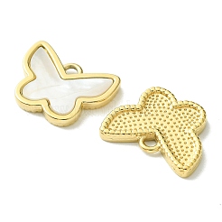 Ion Plating(IP) 304 Stainless Steel Pave Shell Pendants&nbsp;FIND-Z028-24G