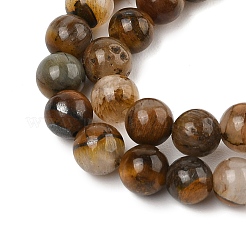 Natural Yellow Tiger Eye Beads Strands&nbsp;G-H238-6mm