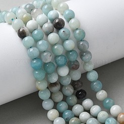 Natural Flower Amazonite Beads Strands&nbsp;Z26N5018-01