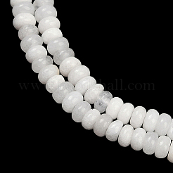 2 Strands Natural White Jade Beads Strands&nbsp;G-PA0001-24A