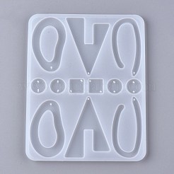 Geometric Pendant & Links Silicone Molds&nbsp;DIY-K031-04