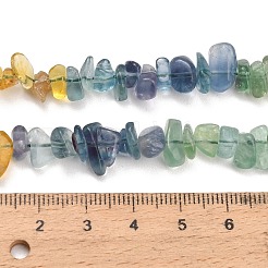 Natural Multicolor Fluorite Beads Strands&nbsp;G-D109-B02