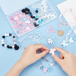 3 Bags 3 Colors Transparent & Opaque Resin Beads&nbsp;RESI-PH0001-71