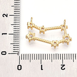 Brass Micro Pave Cubic Zirconia Pendants&nbsp;KK-N261-120A-G