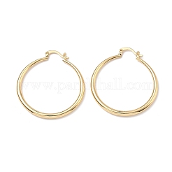 Brass Hoop Earrings for Women&nbsp;KK-CBA4112-01G