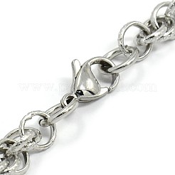 Tarnish Resistant Fashionable 304 Stainless Steel Rope Chain Bracelets&nbsp;LS-STAS-A028-B035P
