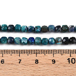 Natural Chrysocolla and Lapis Lazuli Beads Strands&nbsp;G-T141-65