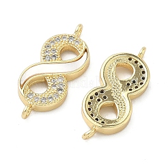 Natural Shell Infinity Links Connector Charms&nbsp;KK-A282-03B-G