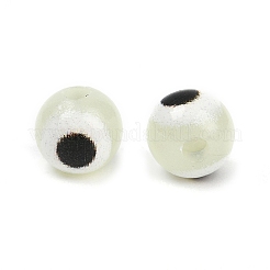 Luminous & Printed Opaque Acrylic Beads&nbsp;LACR-G050-01