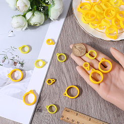 60Pcs 3 Style Silicone Pendant&nbsp;SIL-GF0001-38